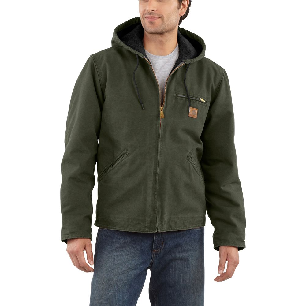 Buy Cheap Carhartt Sandstone Sierra Jacket-Sherpa Lined | Camouflage.ca