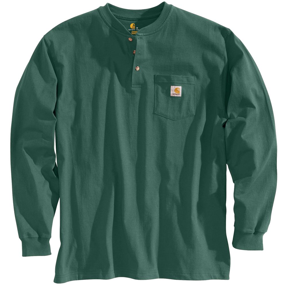 Buy Cheap Carhartt Henley Workwear Long Sleeve T-Shirt | Camouflage.ca