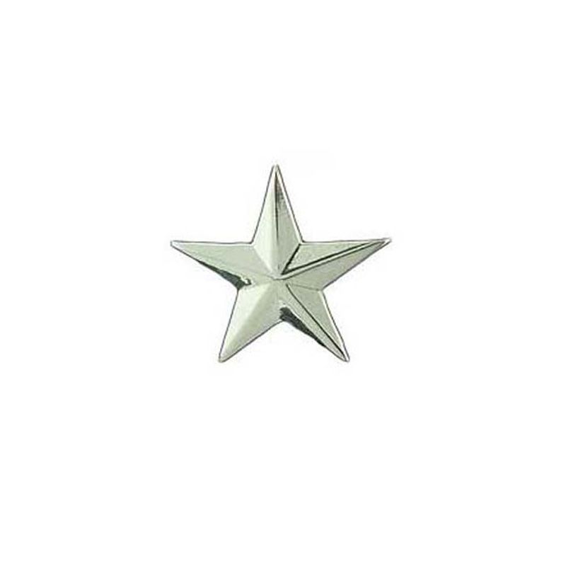 1 Inch C1 Silver General Star Army Rank Camouflageca