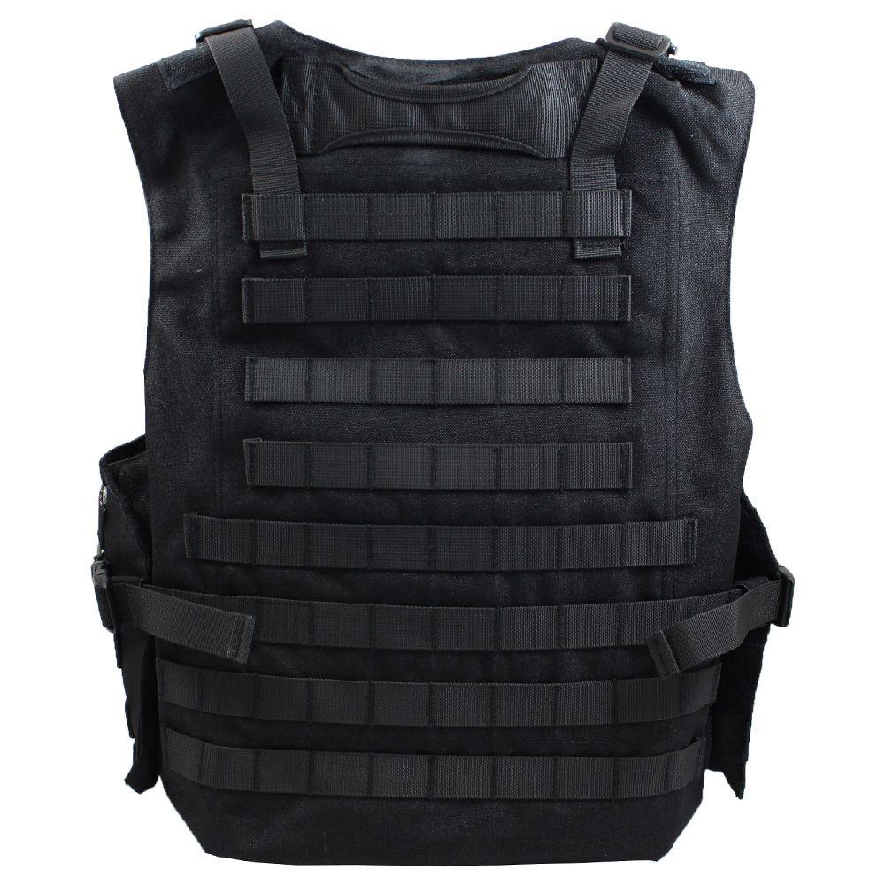 MOLLE Amphibious Tactical Black Vest | Camouflage.ca