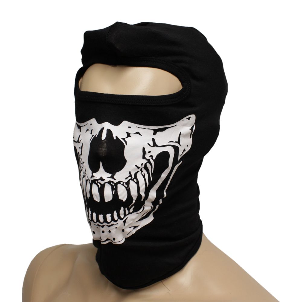 Skull Moto Lightweight Balaclava Face Mask | camouflage.ca