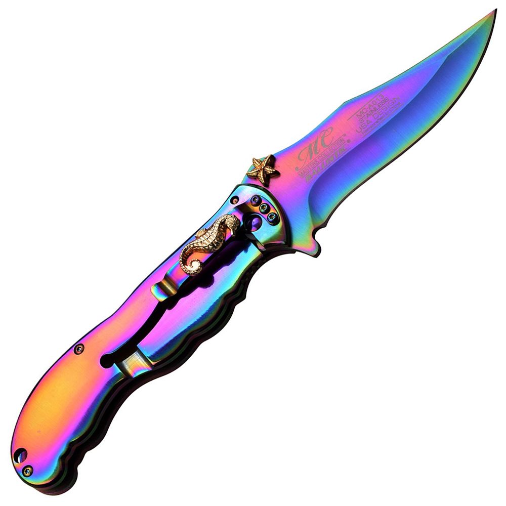 Masters Collection 3D Sculpted Mermaid Folding Knife | Camouflage.ca