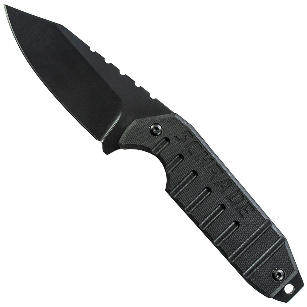 Schrade SCHF16 Clip Point Full Tang Fixed Blade Neck Knife | Camouflage.ca