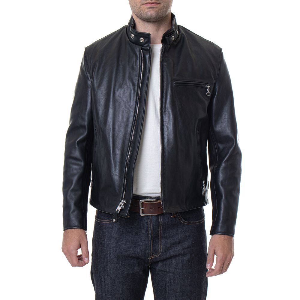 Classic Racer Leather Motorcycle Jacket | Camouflage.ca