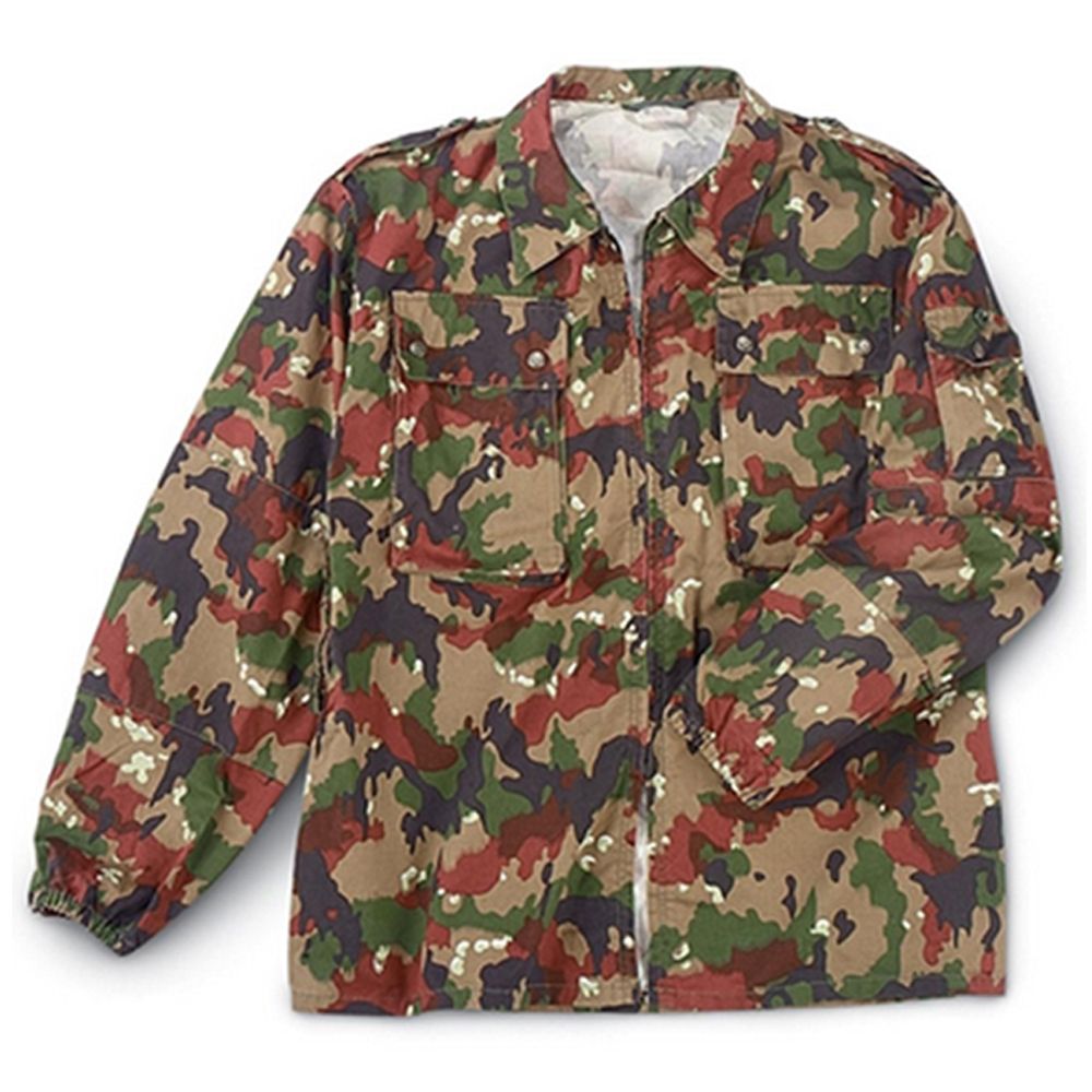 Swiss Camo M83 Used Field Jacket | Camouflage.ca