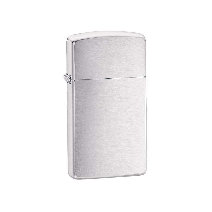 Zippo Slim Brushed Chrome Lighter | camouflage.ca