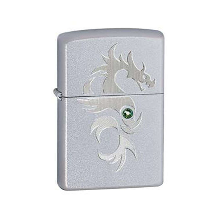 Zippo Bl Dragon Satin Chrome Lighter 