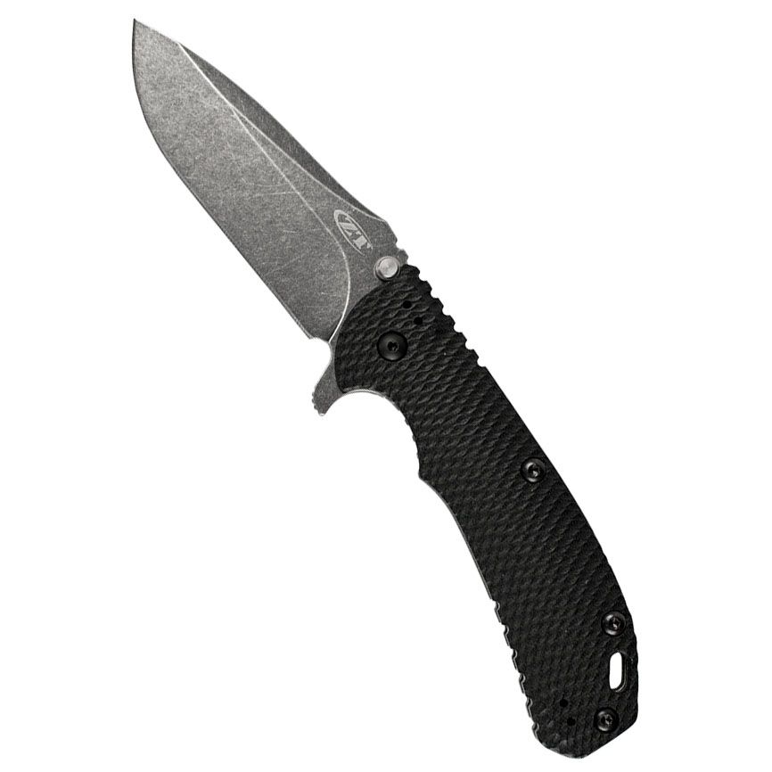 Zero Tolerance Hinderer Flipper Black Folding Knife | camouflage.ca