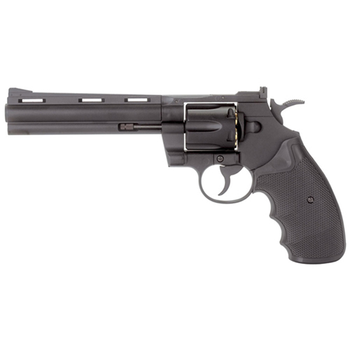 KWC 6 Inch barrel 6mm Black Revolver | Camouflage.ca