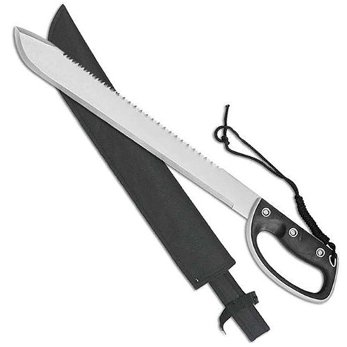 HK-770 Saw Back 16 Inch Blade Reverse Serrated Machete | Camouflage.ca